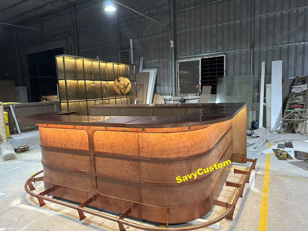 Cigar Lounge Bar Counter